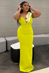 BLOOM BABE BANDAGE GOWN