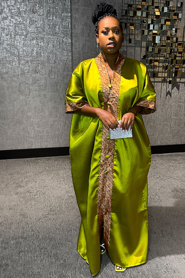 SAHARA RADIANCE BOUBOU (LIME GREEN)