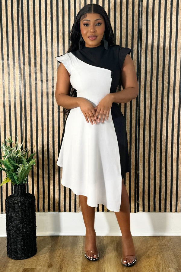 ISABELLA ASYMMETRIC DRESS