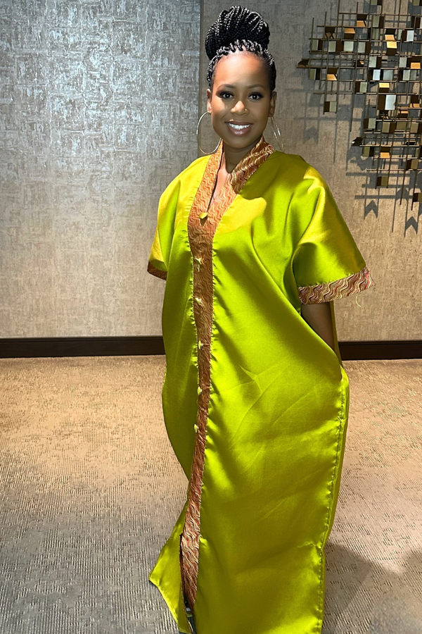 SAHARA RADIANCE BOUBOU (LIME GREEN)